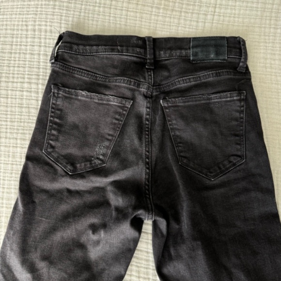 Lucky Brand Jeans | Bridgette Skinny Black Denim Distressed Jeans - Picture 5 of 6
